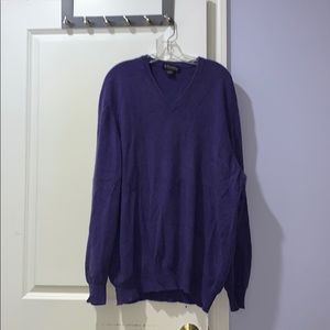 MEN’S BROOKS BROTHERS V NECK CASHMERE SWEATER
